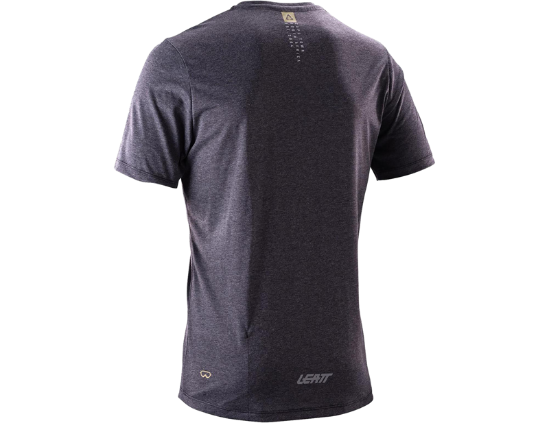 Leatt Gravity 3.0 MTB Short Sleeve Jersey in Ghost Black-1