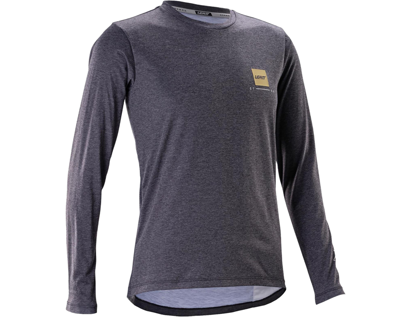 Leatt Gravity 3.0 Women's MTB Long Sleeve Jersey in Ghost Black