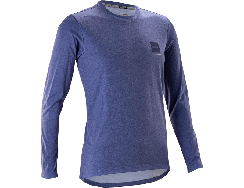 Leatt Gravity 3.0 Women's MTB Long Sleeve Jersey in Cosmic Blue
