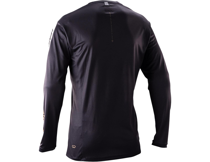 Leatt Gravity 4.0 MTB Long Sleeve Jersey in Stripe Black-1