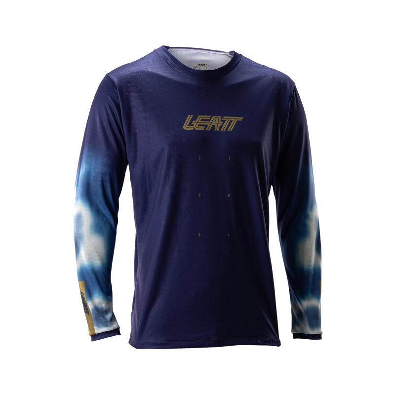 Balfes Bikes Leatt Gravity 4.0 MTB Long Sleeve Jersey in Galaxy Blue | Free postage over £30, £10 off first order, price match & 0% finance.