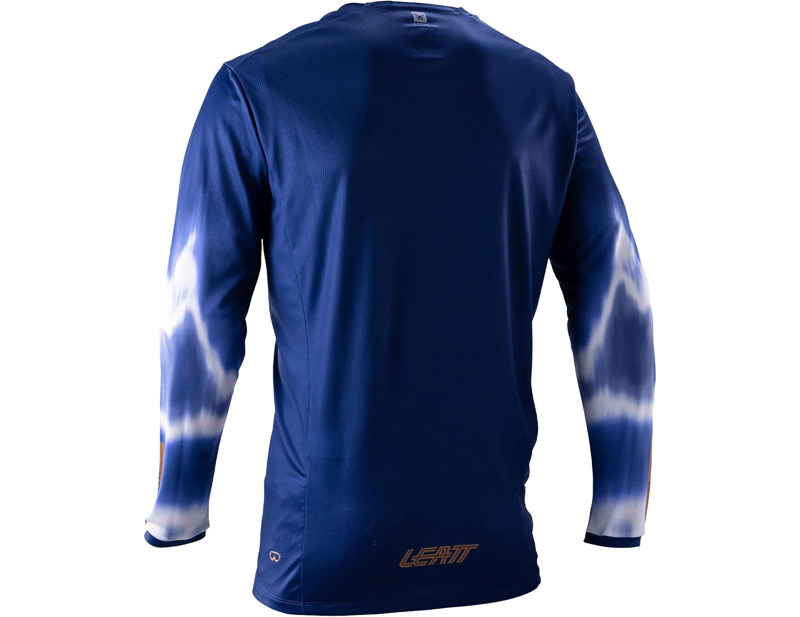Leatt Gravity 4.0 MTB Long Sleeve Jersey in Galaxy Blue-1