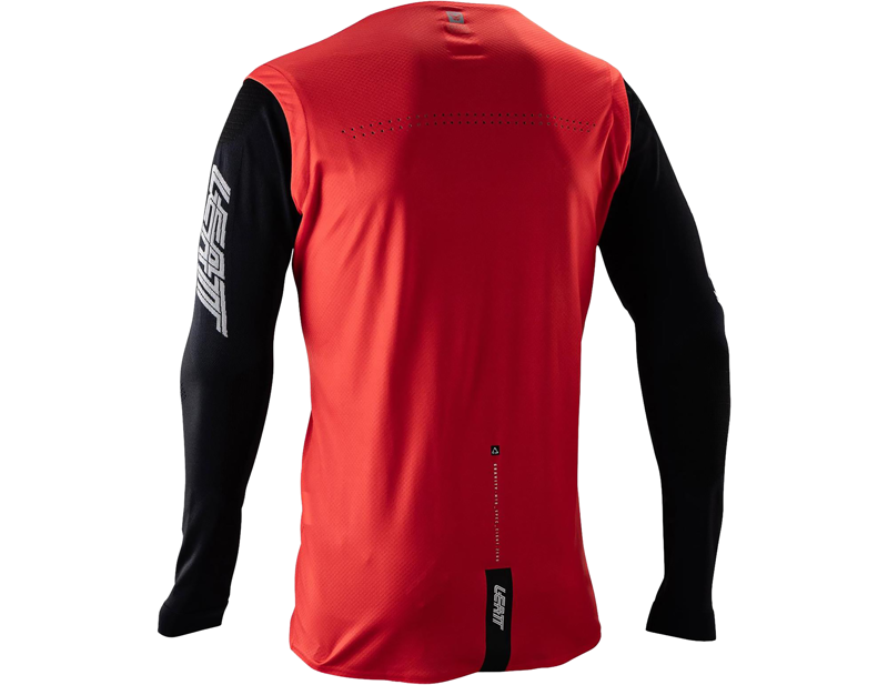 Leatt Gravity 8.0 MTB Long Sleeve Jersey in Race Red-1