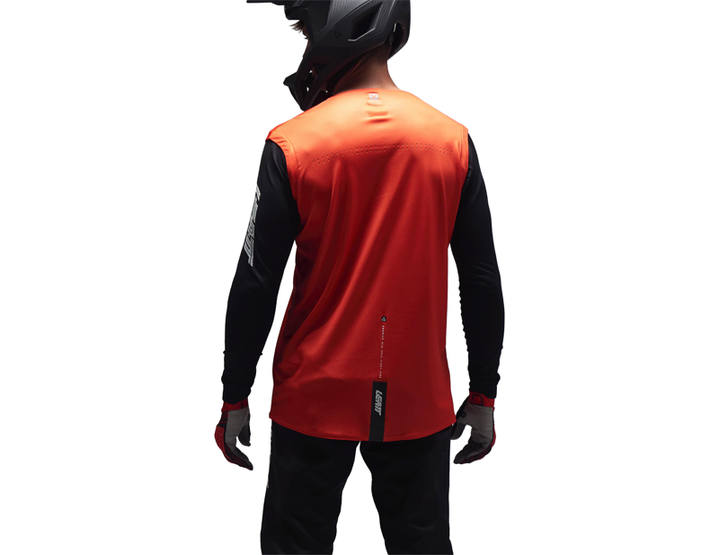 Leatt Gravity 8.0 MTB Long Sleeve Jersey in Race Red-3