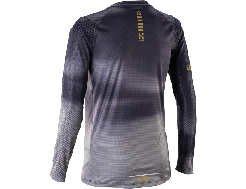 Leatt Trail 3.0 Women's MTB Long Sleeve Jersey in Ghost Black-1