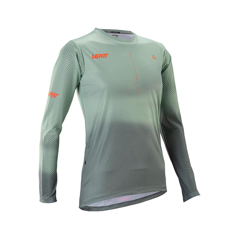 Balfes Bikes Leatt Trail 3.0 Women's MTB Long Sleeve Jersey in Mist Green | Free postage over £30, £10 off first order, price match & 0% finance.
