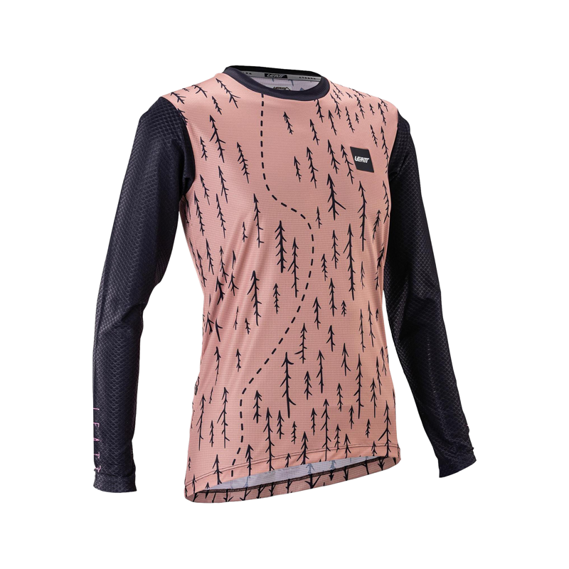 Balfes Bikes Leatt Trail 3.0 Women's MTB Long Sleeve Jersey in Trails Pink | Free postage over £30, £10 off first order, price match & 0% finance.
