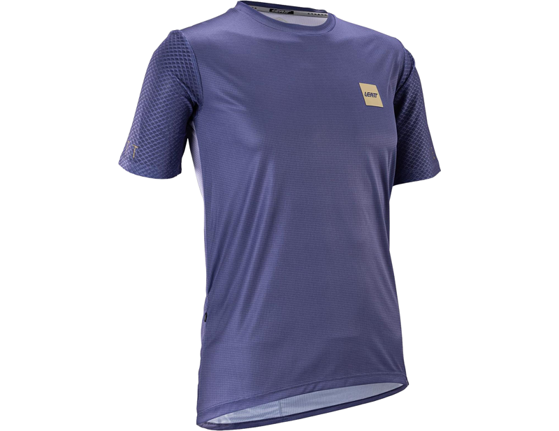 Leatt Trail 3.0 Women's MTB Short Sleeve Jersey in Cosmic Blue
