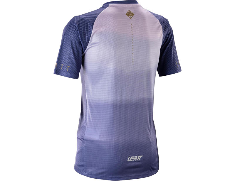 Leatt Trail 3.0 Women's MTB Short Sleeve Jersey in Cosmic Blue-1