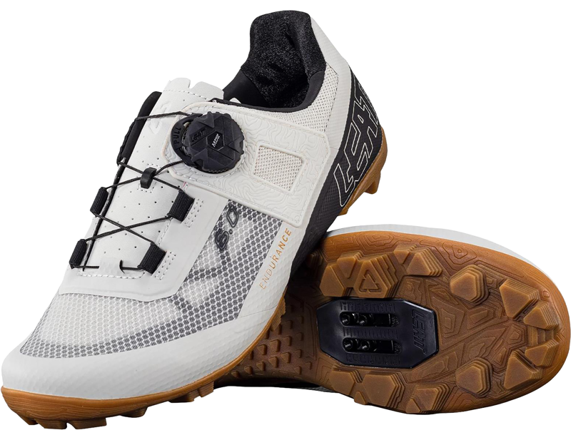 Leatt Endurance Proclip 6.0 Shoes in White-1