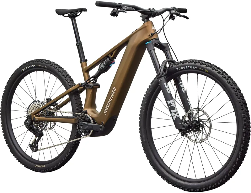 Specialized Levo R Comp Electric Full Suspension Mountain Bike 2026 in Satin Burnt Gold Metallic / Sandstone Metallic-1