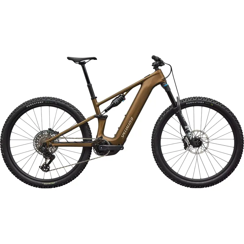 Balfes Bikes Specialized Levo R Comp Electric Full Suspension Mountain Bike 2026 in Satin Burnt Gold Metallic / Sandstone Metallic | Free postage over £30, £10 off first order, price match & 0% finance.