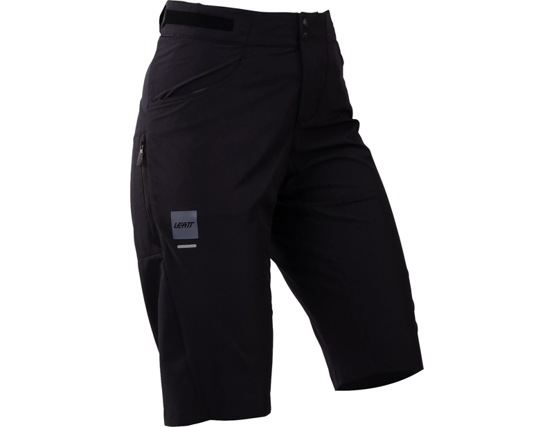Leatt Women's Trail MTB 2.0 Shorts in Ghost Black