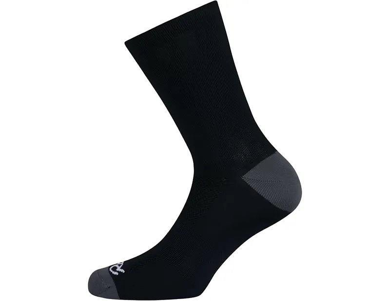 Rapha Logo Socks in Black/Dark Grey-1