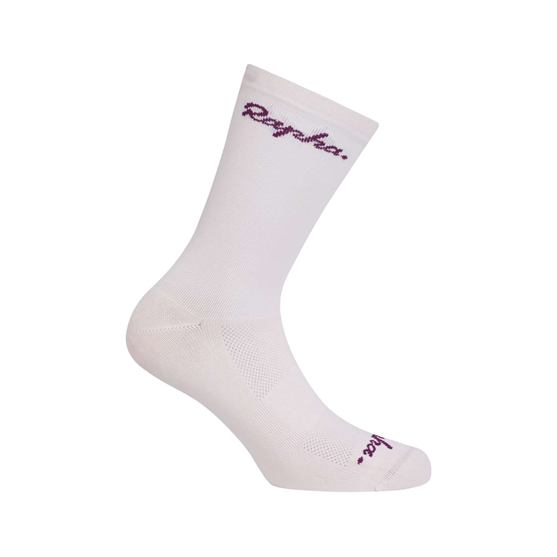 Balfes Bikes Rapha Logo Socks in Blush/Deep Magenta | Free postage over £30, £10 off first order, price match & 0% finance.