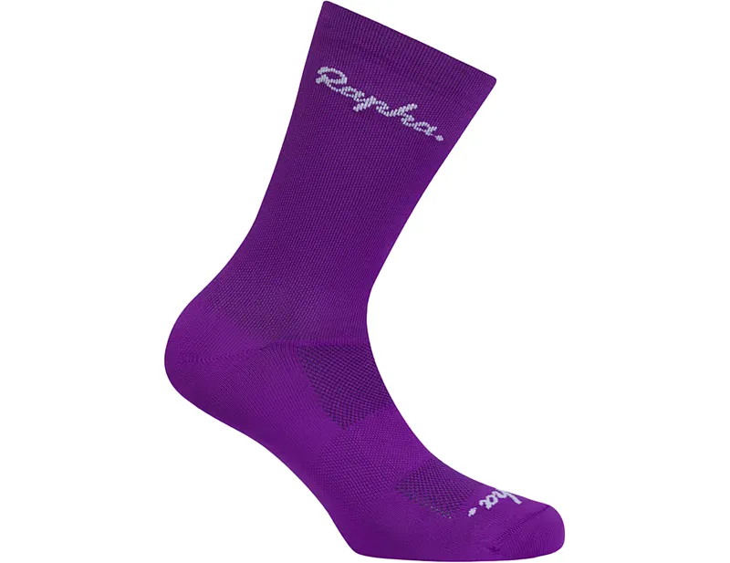 Rapha Logo Socks in Ultraviolet/White