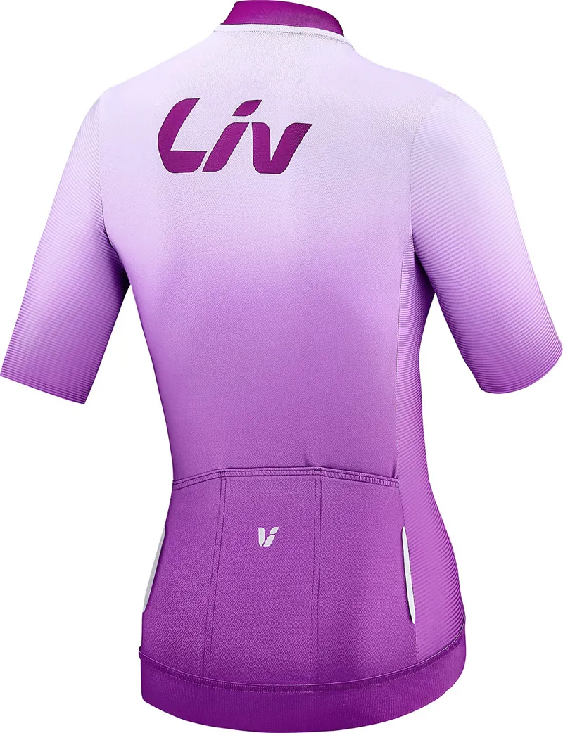 Liv Race Day Short Sleeve Jersey in Purple-1