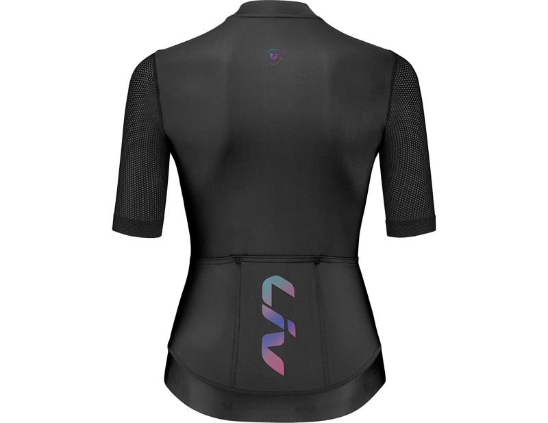 Liv Race Day Short Sleeve Jersey in Black-1