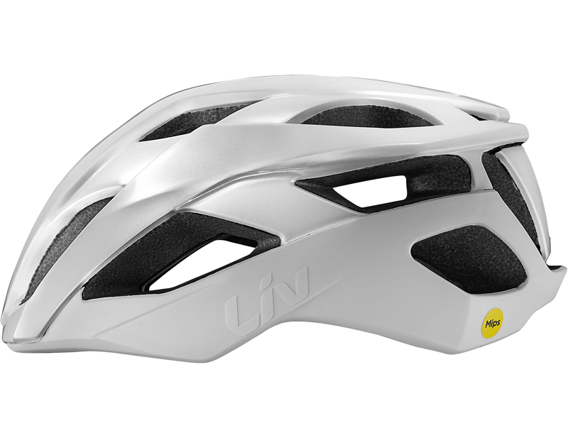Liv Rev Elite MIPS Helmet in Gloss Unicorn White-3