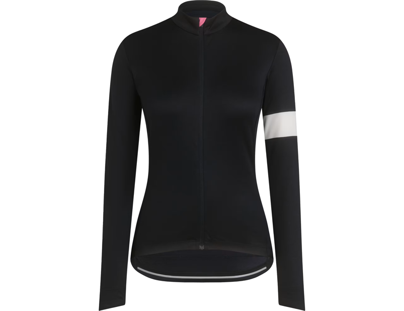 Rapha Women's Classic Long Sleeve Jersey in Black/White