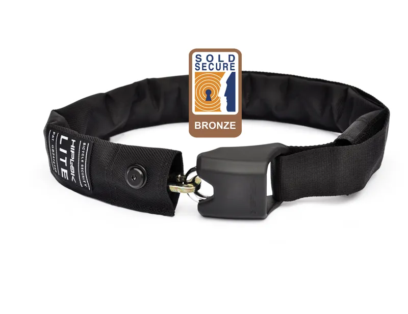 Hiplok Lite Wearable 75cm Chain Lock in Black