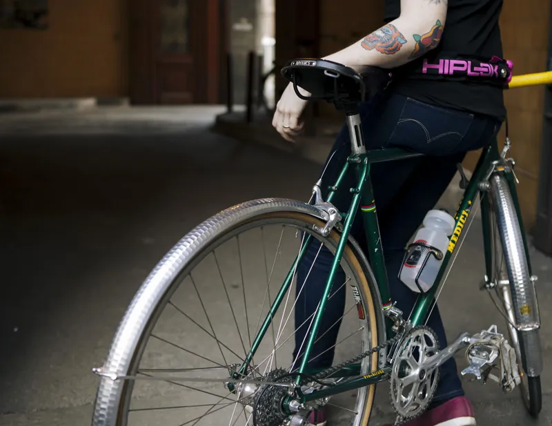 Hiplok Lite Wearable 75cm Chain Lock in Black/Pink-4