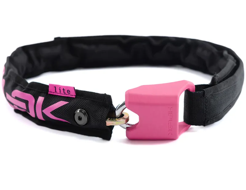 Hiplok Lite Wearable 75cm Chain Lock in Black/Pink-1