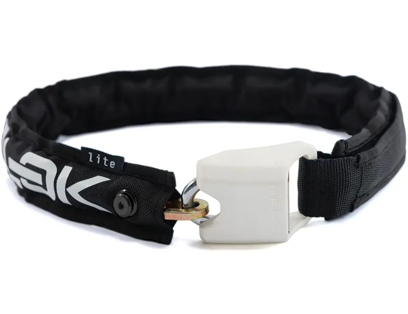 Hiplok Lite Wearable 75cm Chain Lock in Black/White-1