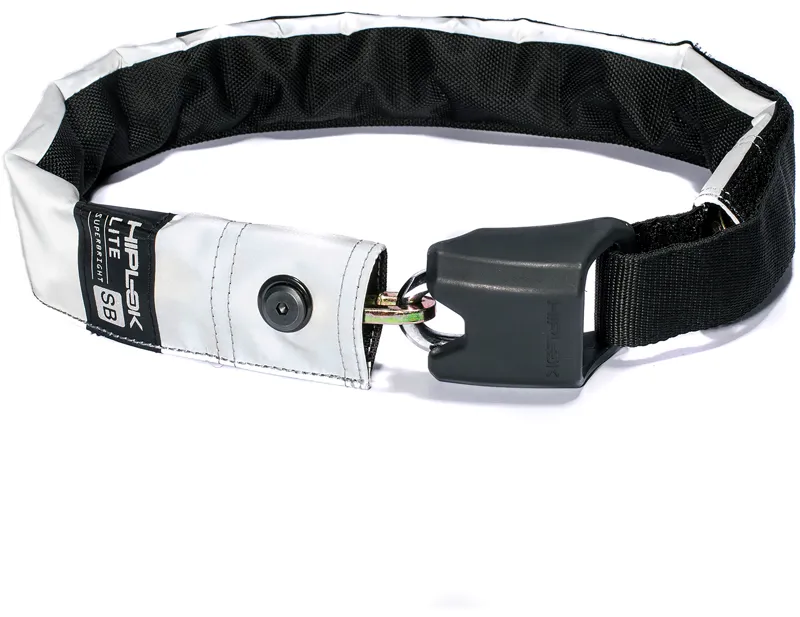 Hiplok Lite 6x750mm Wearable HiViz Chain Lock in White-1