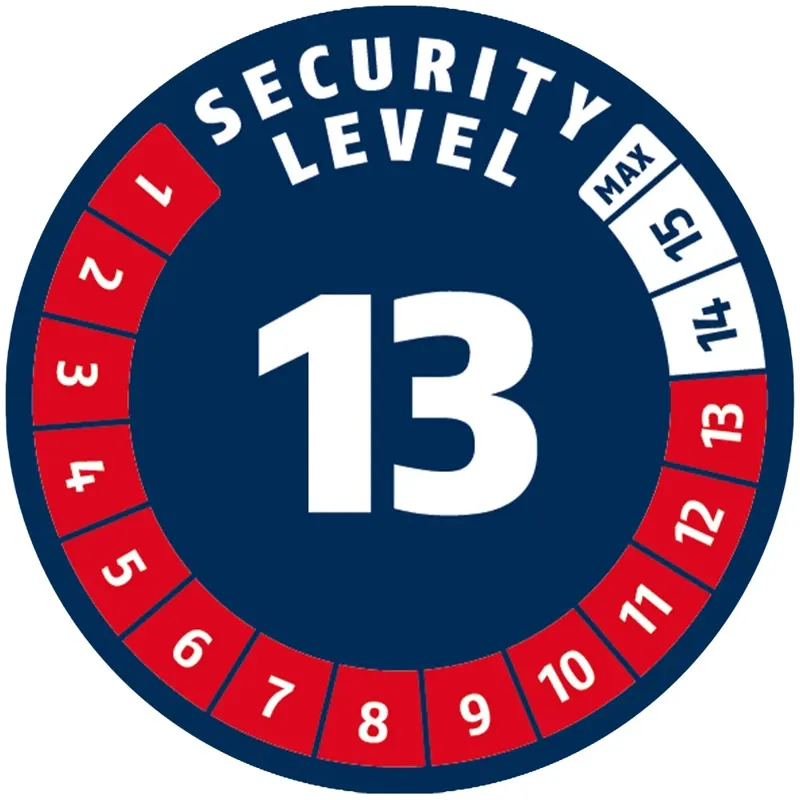 ABUS Bordo 6200K/90 Folding Lock with SH Bracket in Black-1