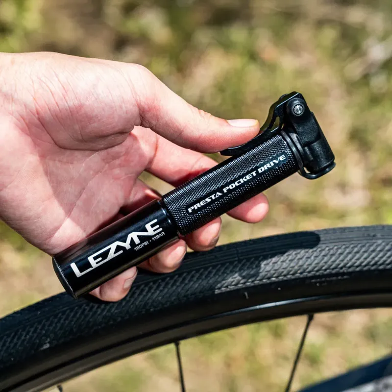 Lezyne Presta Pocket Drive Hand Pump in Black-8