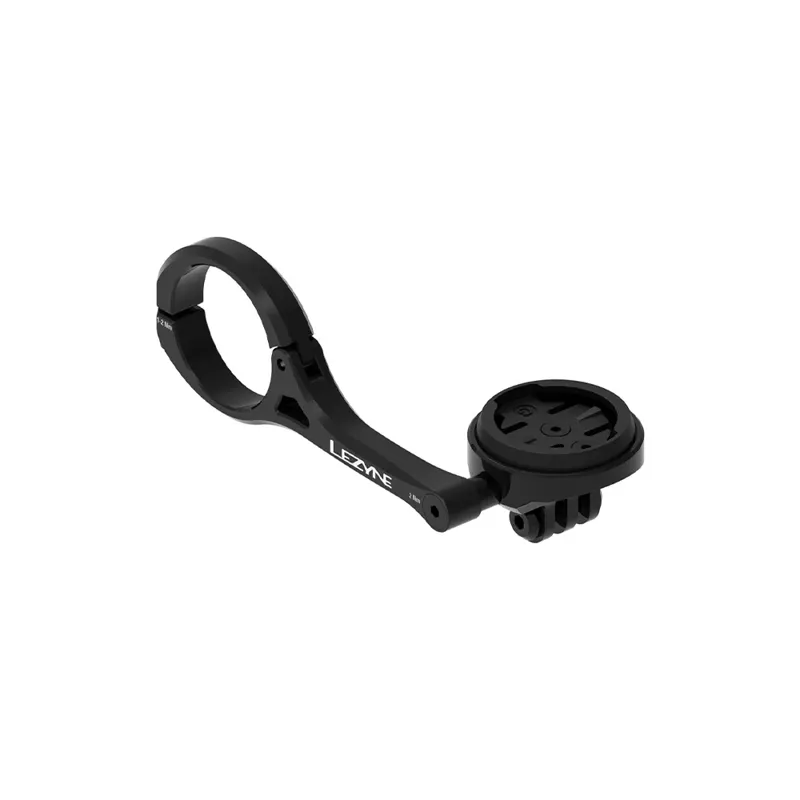 Lezyne Garmin/Wahoo GPS Forward Mount with GoPro in Black-1