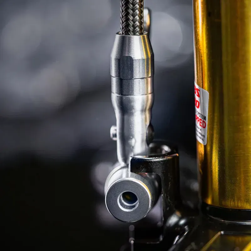 Lezyne 18K Digital Drive With Presta Pro Head Floor Pump in Gold-5