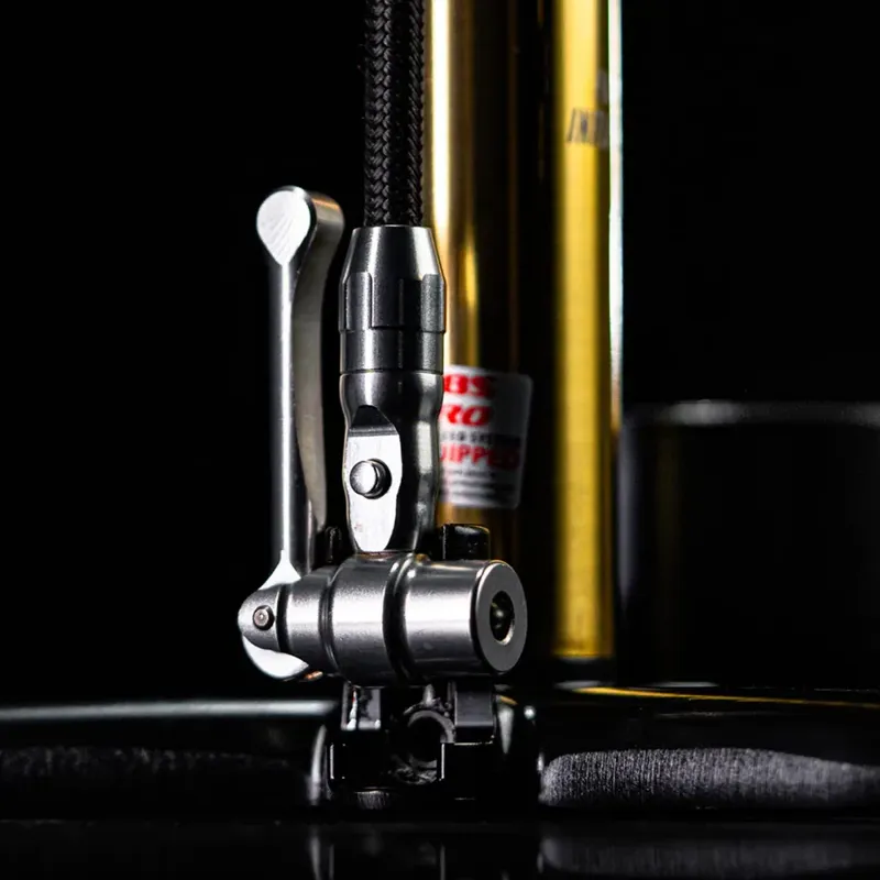 Lezyne 18K Digital Drive With Presta Pro Head Floor Pump in Gold-2