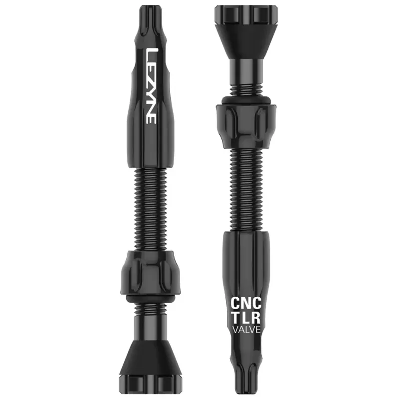 Lezyne CNC Tubeless Valves 44mm in Neo Metallic