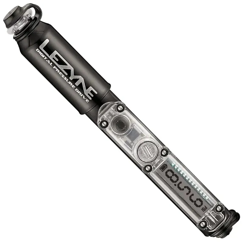 Lezyne Digital Pressure Drive Hand Pump in Black-1