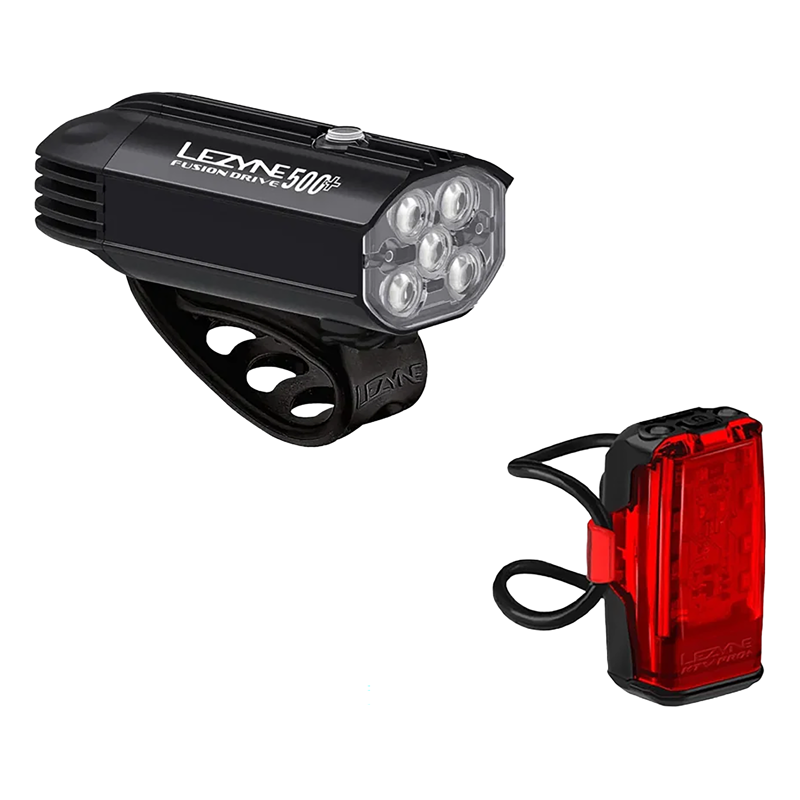 Balfes Bikes Lezyne Fusion Drive 500+ and KTV Drive Pro+ Bike Light Set | Free postage over £30, £10 off first order, price match & 0% finance.