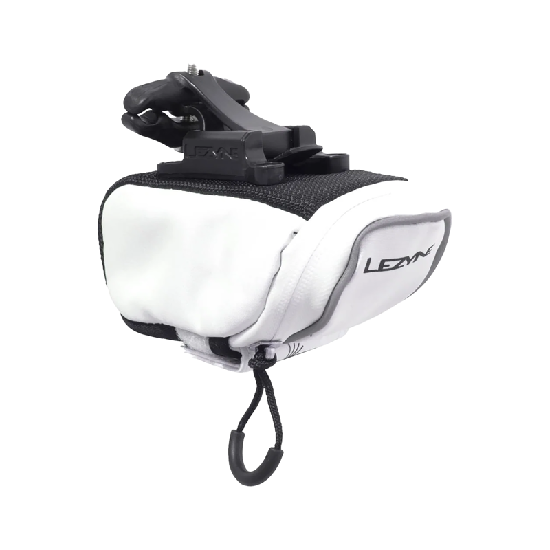 Balfes Bikes Lezyne Micro Caddy QR Medium Saddle Bag in White/Black | Free postage over £30, £10 off first order, price match & 0% finance.