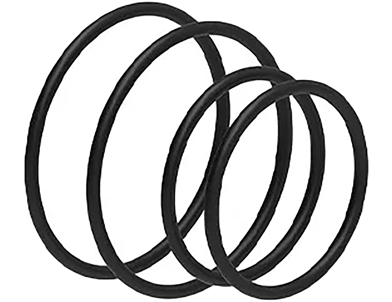 Lezyne O-Ring Light Mount Replacement Kit in Black