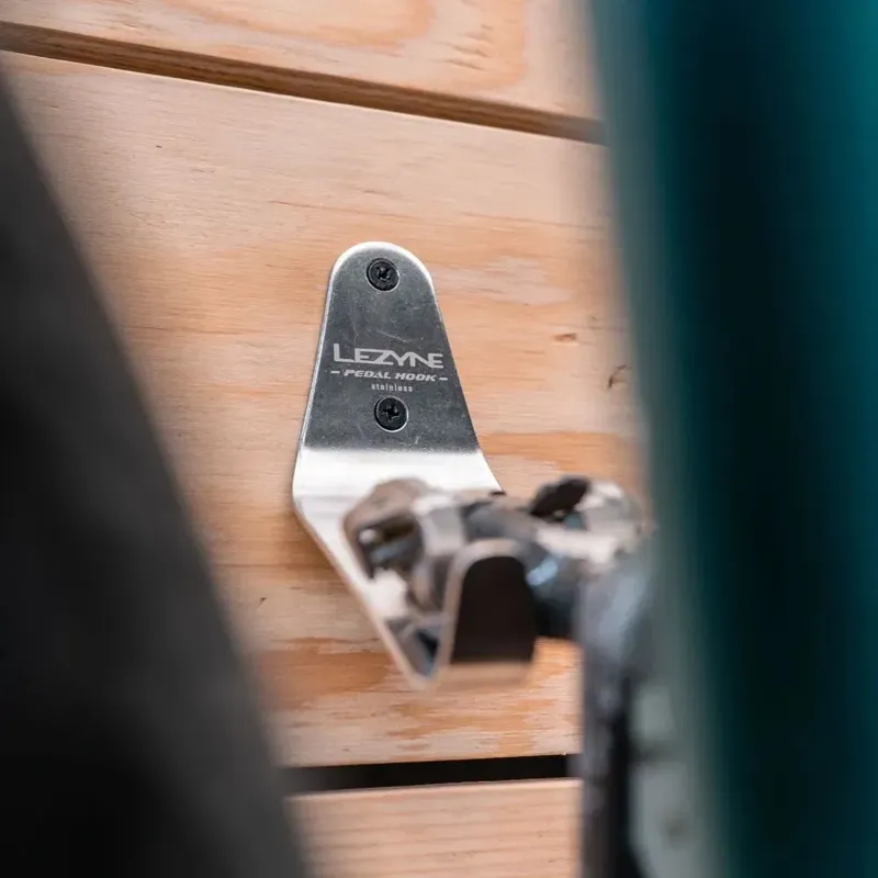 Lezyne Stainless Pedal Hook in Silver-3