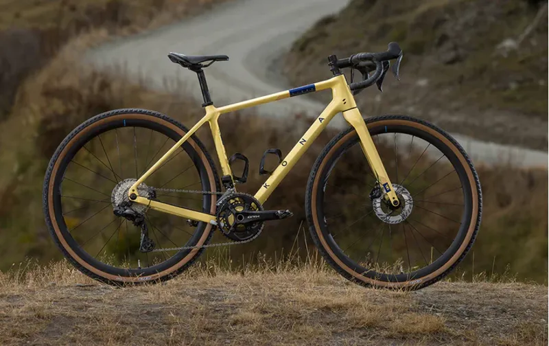 Kona Libre CR G2 Gravel Frameset 2026 in Yellow-5