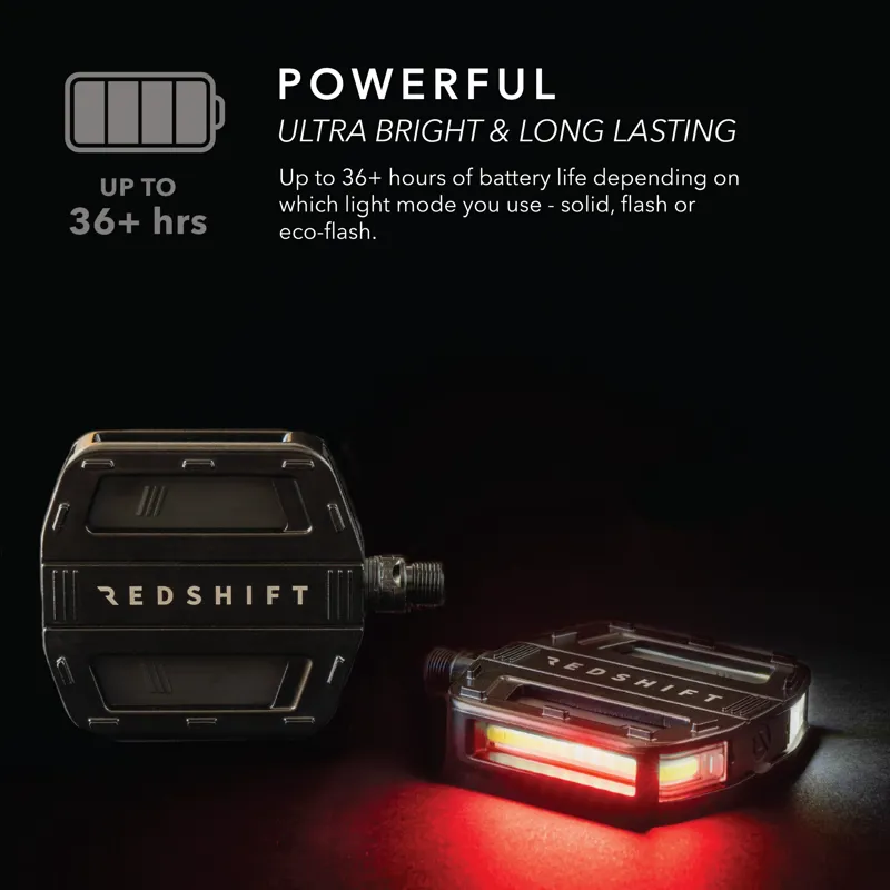 Redshift Arclight City Pedals with Adjustable LEDs-1