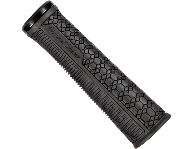 Balfes Bikes Lizard Skins Single Clamp Lock On Gradient Grips in Jet Black | Free postage over £30, £10 off first order, price match & 0% finance.