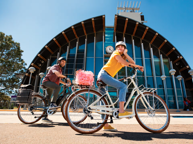 Electra Loft Go 5i 500Wh Step Through Electric Hybrid Bike 2025 in Cream-10