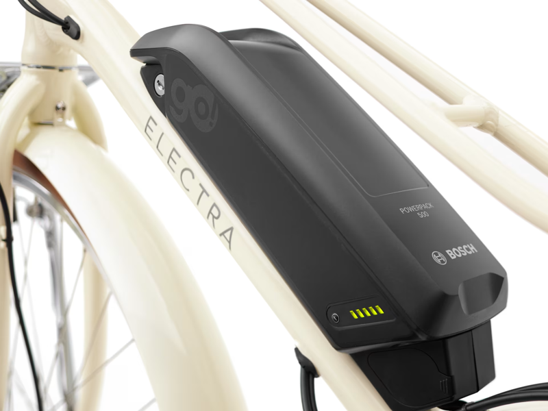 Electra Loft Go 5i 500Wh Step Through Electric Hybrid Bike 2025 in Cream-8