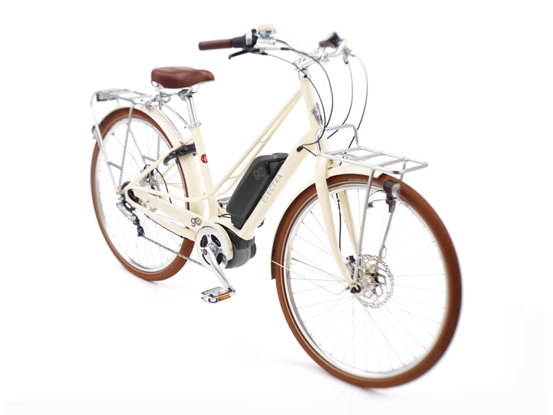 Electra Loft Go 5i 500Wh Step Through Electric Hybrid Bike 2025 in Cream-1