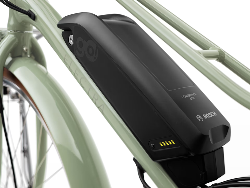 Electra Loft Go 5i 500wh Step Through Electric Hybrid Bike 2025 in Green-8