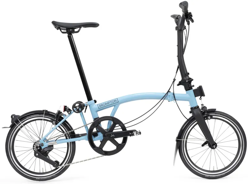 Brompton P Line V2 4-Speed Folding Bike 2026 in Cloud Metallic