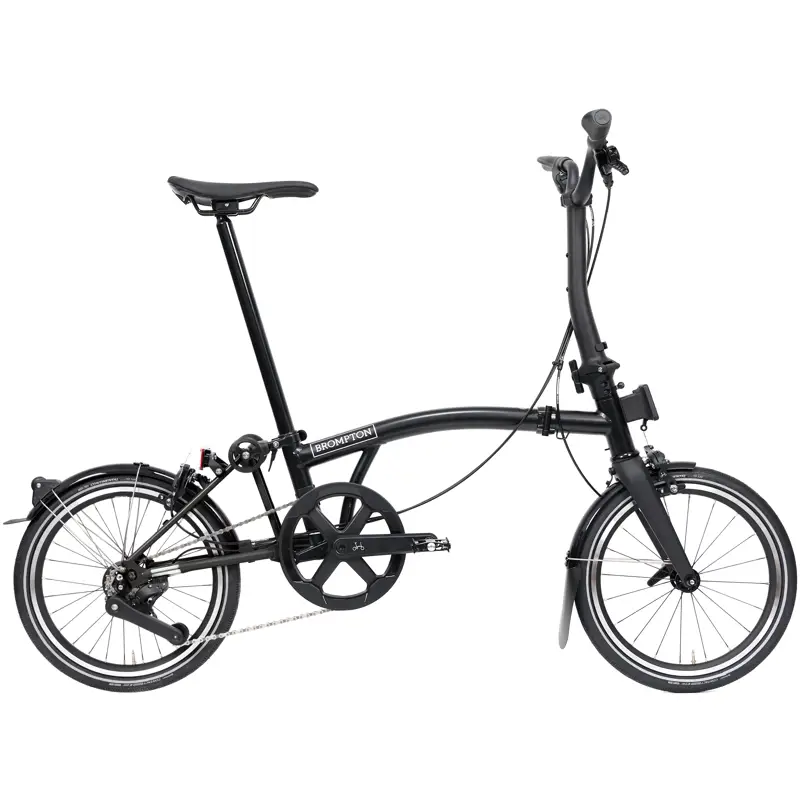 Balfes Bikes Brompton P Line V2 4-Speed Folding Bike 2026 in Matt Black | Free postage over £30, £10 off first order, price match & 0% finance.