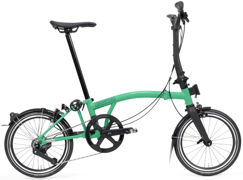 Brompton P Line V2 4-Speed Folding Bike 2026 in Palm Green